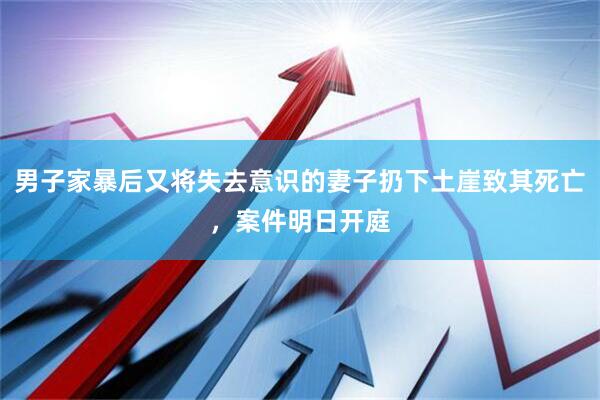 男子家暴后又将失去意识的妻子扔下土崖致其死亡，案件明日开庭